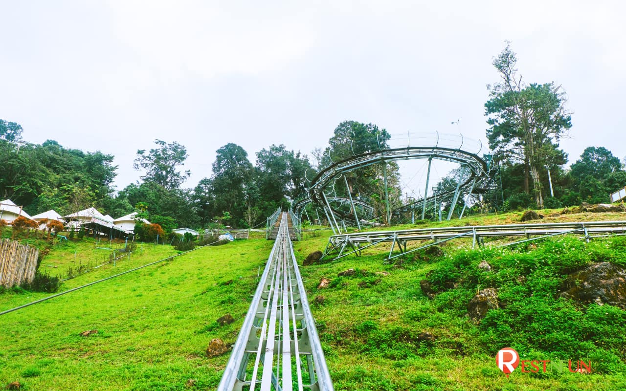 Pongyang Adventure Park มีโซนกิจกรรมมากมาย